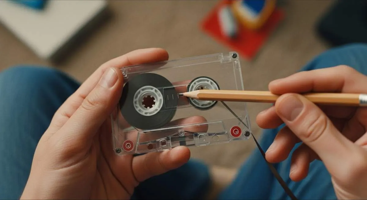 Cassette Pencil Fix 80s
